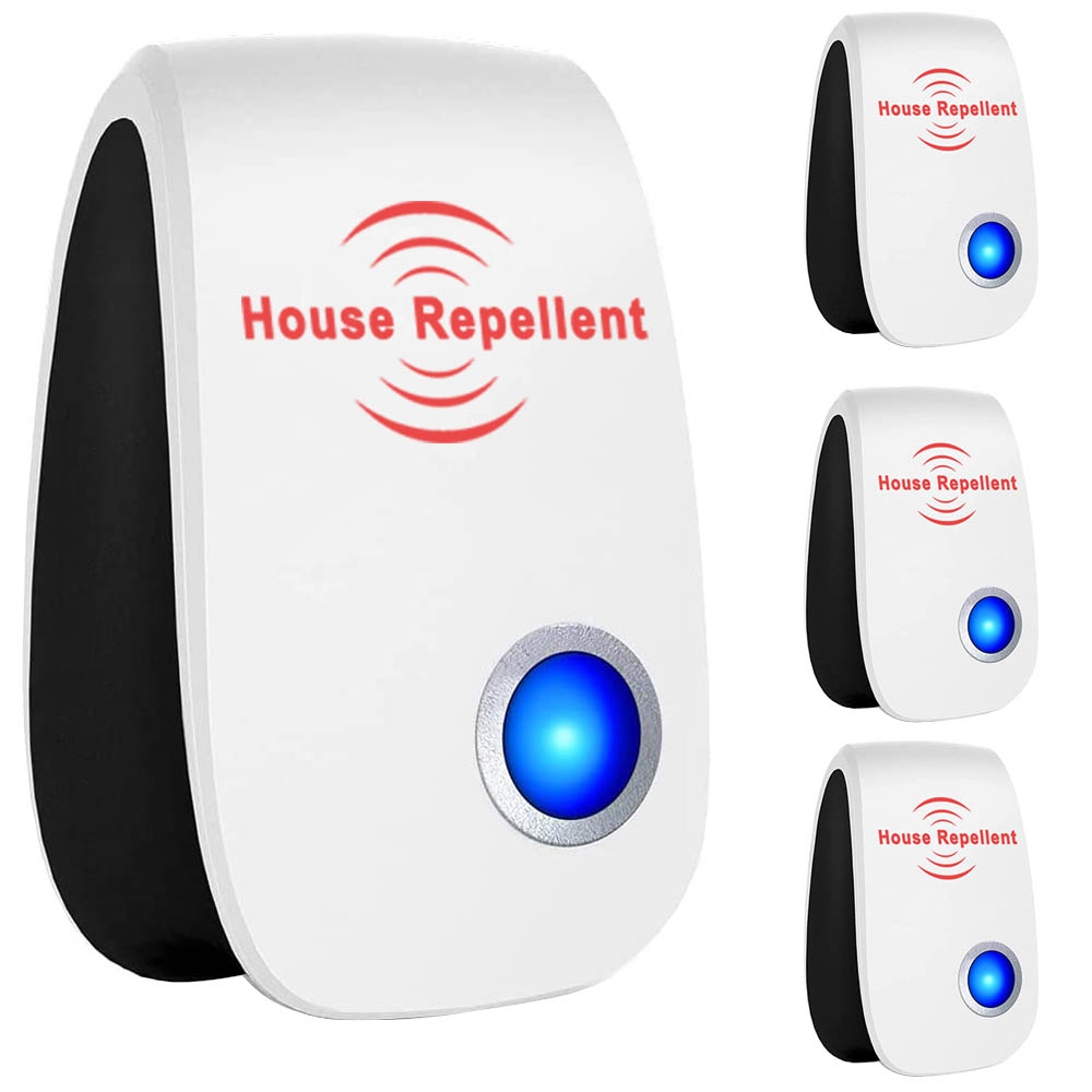 KOEPUO Ultrasonic Pest Repeller Pest Repellent 4 Pack Pest Control Electronic Plug for Insects, Mice, Spider, Mosquito Repellent Indoor for Home, Office, Warehouse, Hotel, Garage